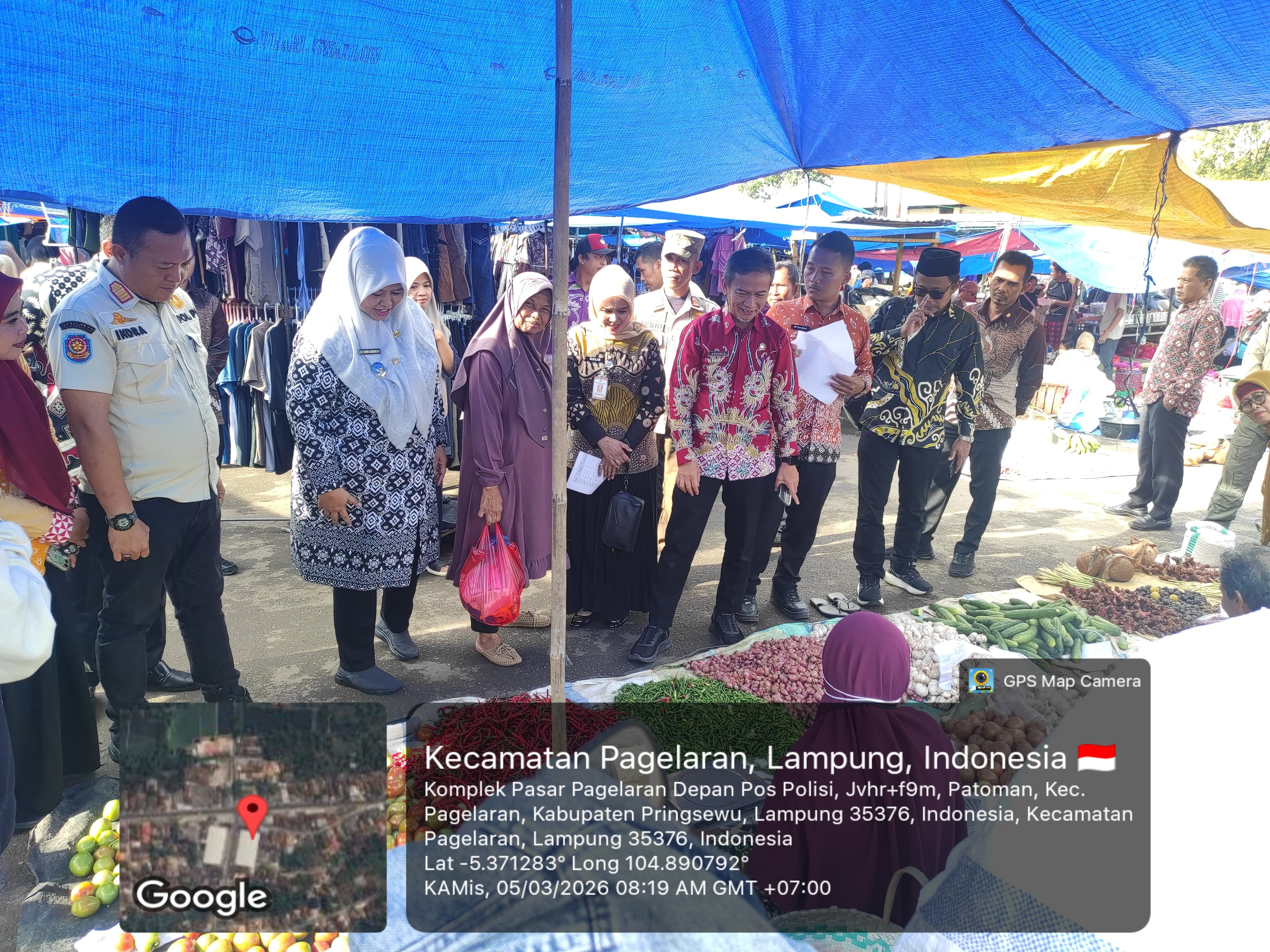 Satuan Tugas Ketahanan Pangan Kabupaten Pringsewu melakukan Sidak Menjelang Hari Raya Idul Fitri 1447 Hijriyah