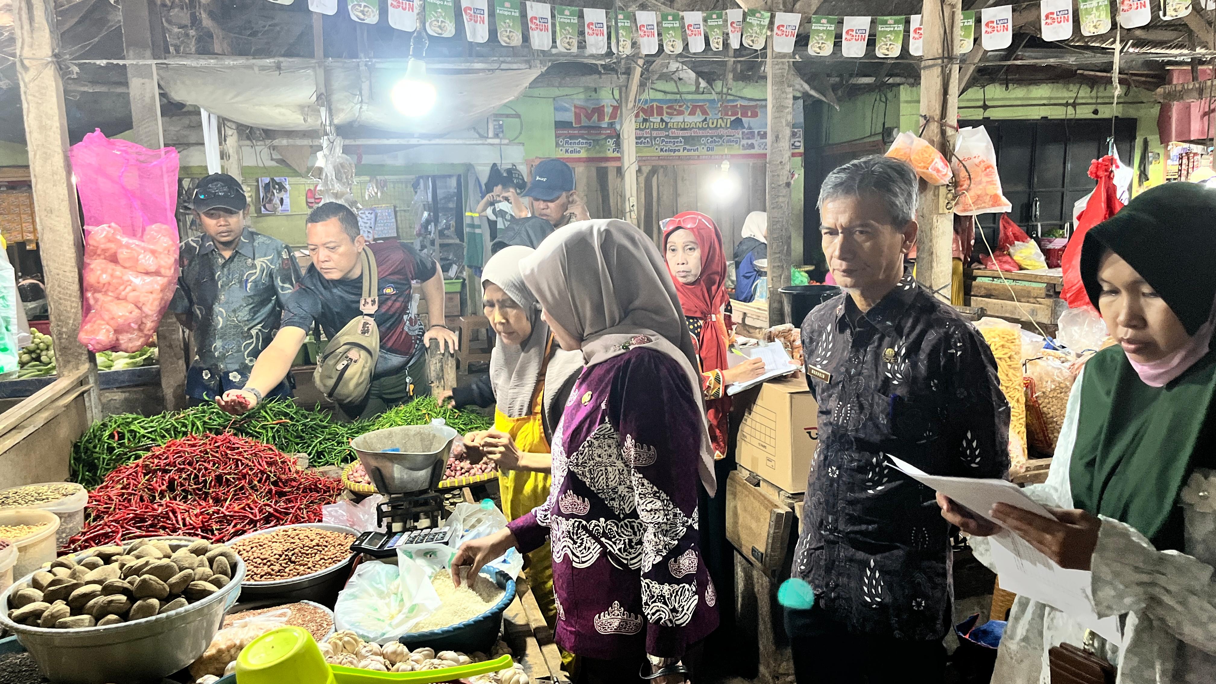 Satuan Tugas Ketahanan Pangan Kabupaten Pringsewu melakukan Sidak Menjelang Hari Raya Idul Fitri 1447 Hijriyah