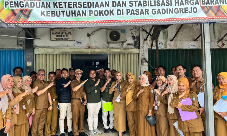 BERSAMA BADAN PANGAN NASIONAL, SATGAS SABER PELANGGARAN PANGAN KAB. PRINGSEWU TURUN KE LAPANGAN